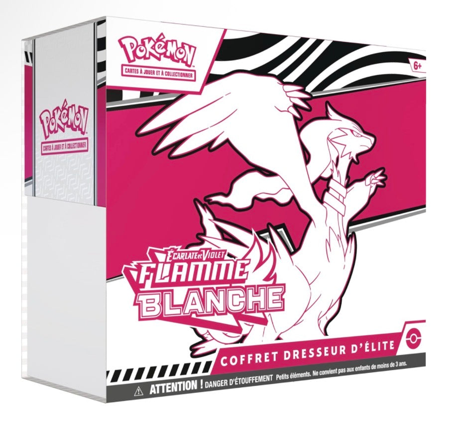 Coffret de Dresseur d'Elite : Ecarlate & Violet - Flamme Blanche