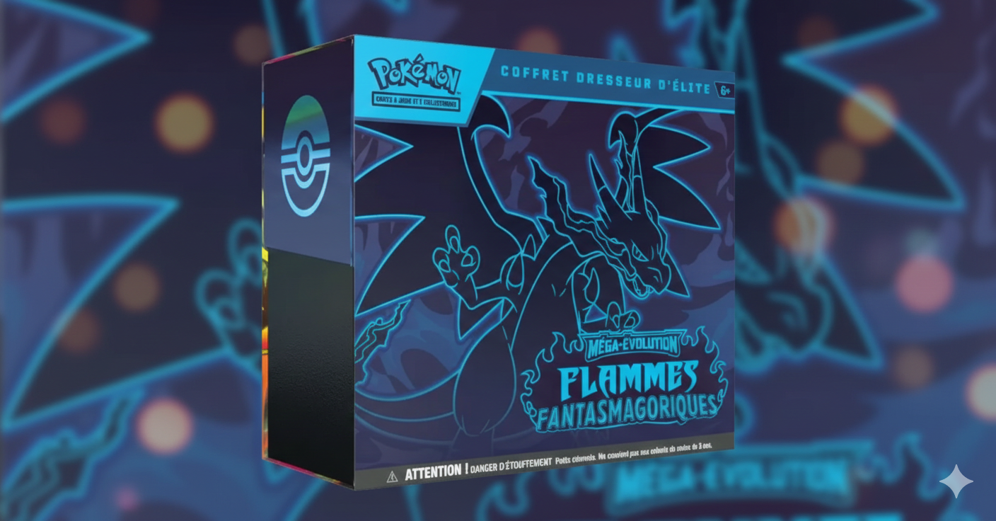 ME2 - Coffret de Dresseur d'Elite (ETB) : Flammes Fantasmagoriques
